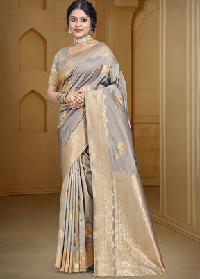 Multicolor Dupion Silk Saree With Blouse Piece