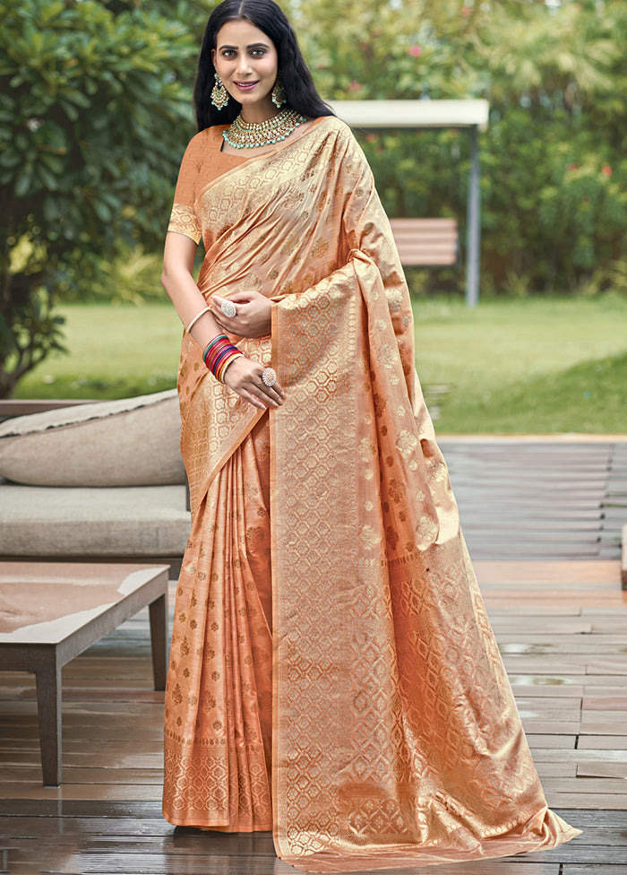 Multicolor Dupion Silk Saree With Blouse Piece