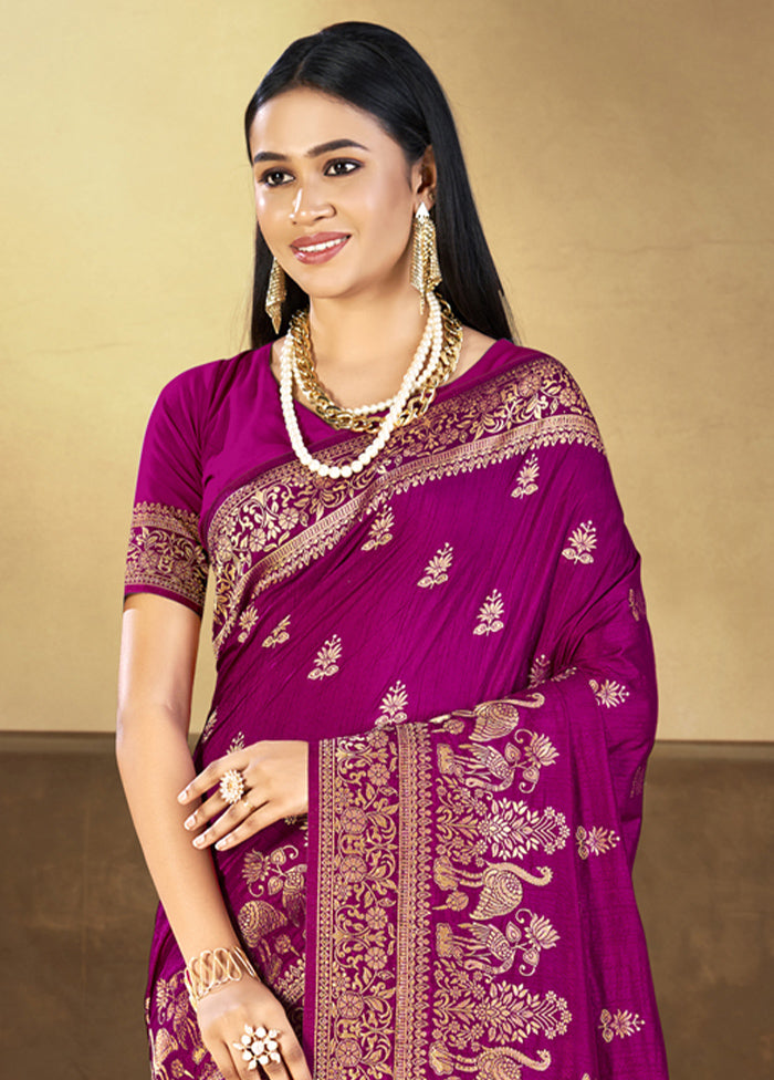 Multicolor Dupion Silk Saree With Blouse Piece