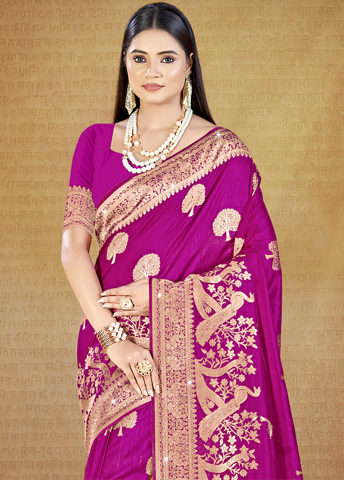 Multicolor Dupion Silk Saree With Blouse Piece