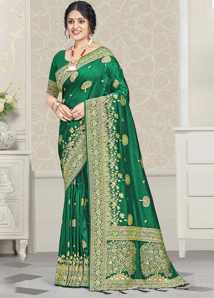 Multicolor Dupion Silk Saree With Blouse Piece