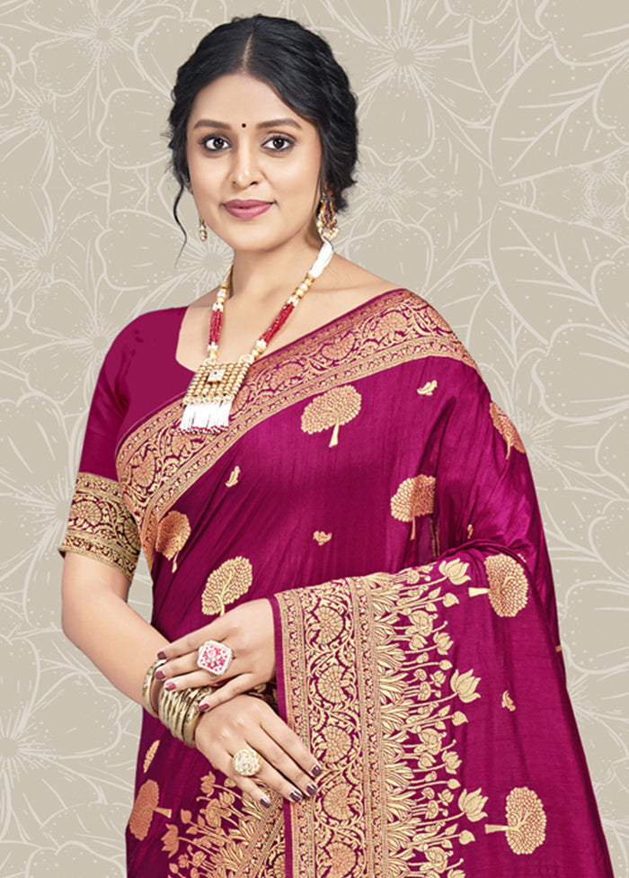 Multicolor Dupion Silk Saree With Blouse Piece