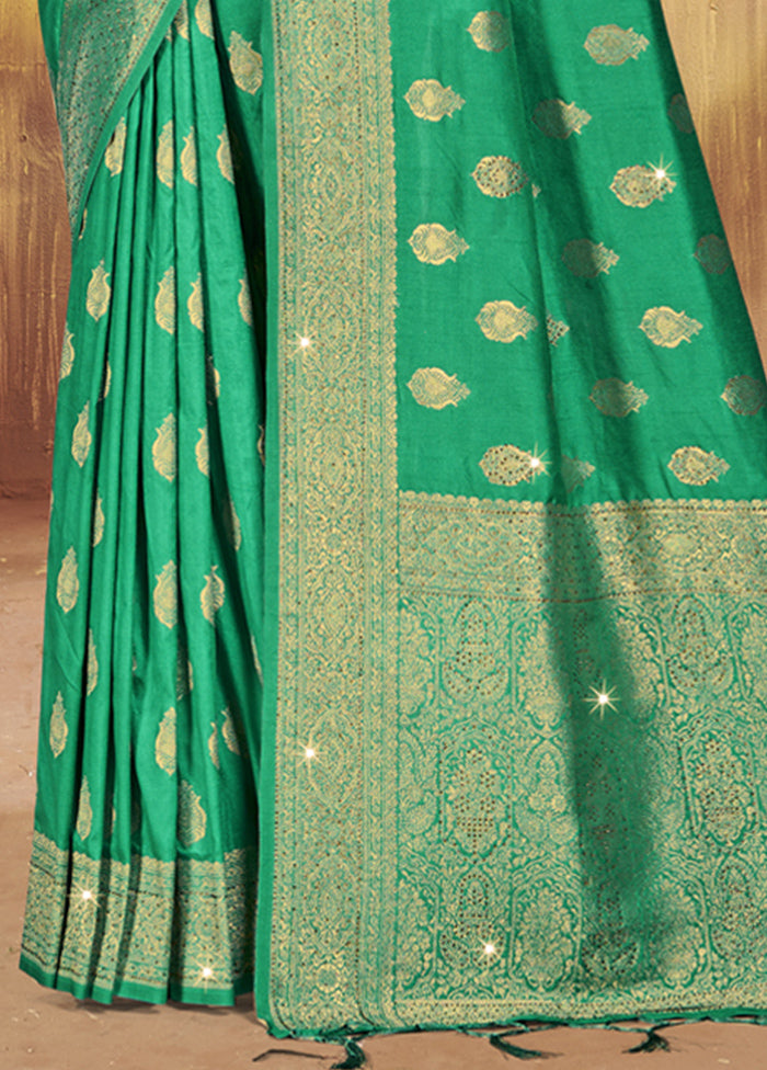 Multicolor Dupion Silk Saree With Blouse Piece