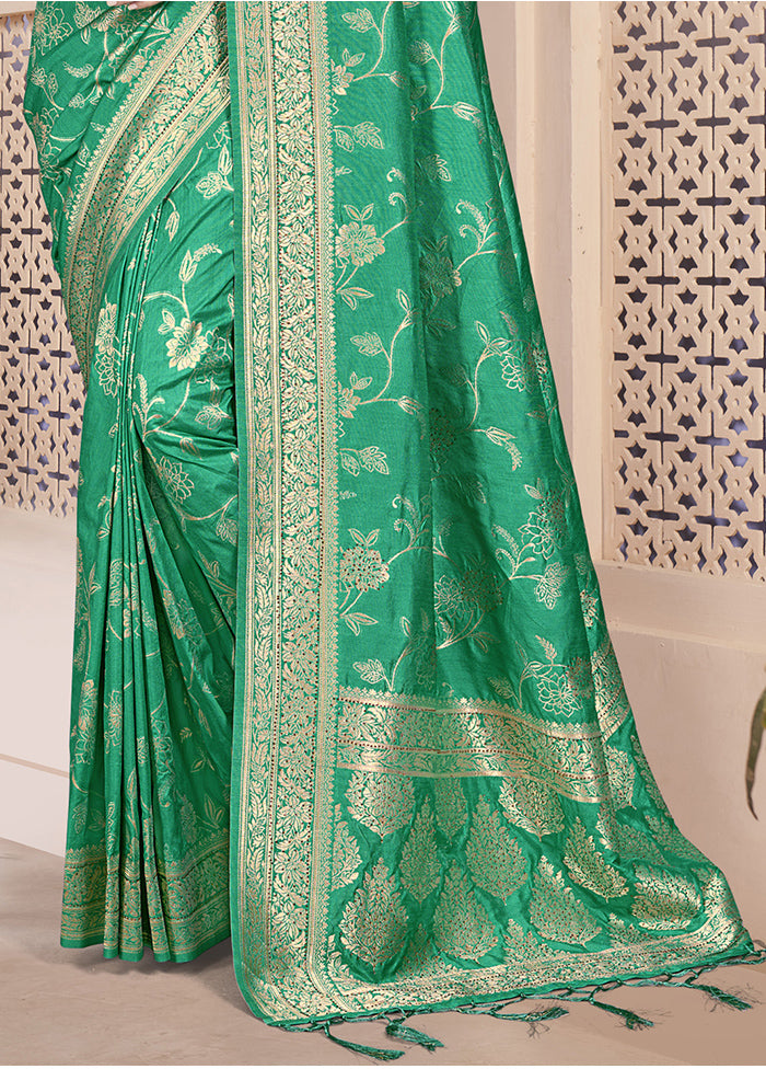 Multicolor Dupion Silk Saree With Blouse Piece