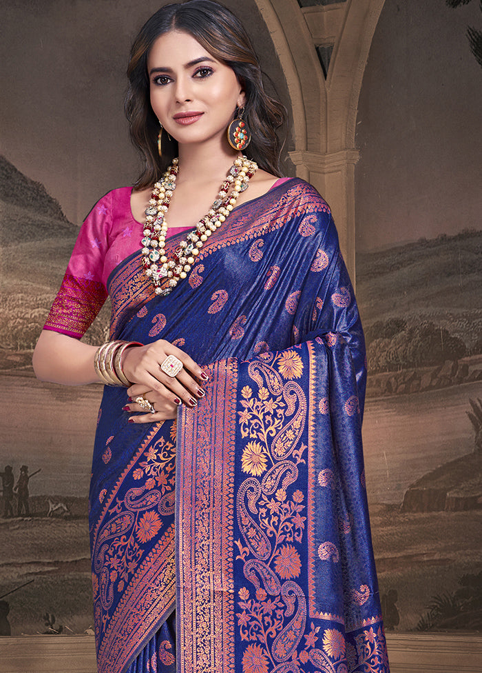 Multicolor Dupion Silk Saree With Blouse Piece