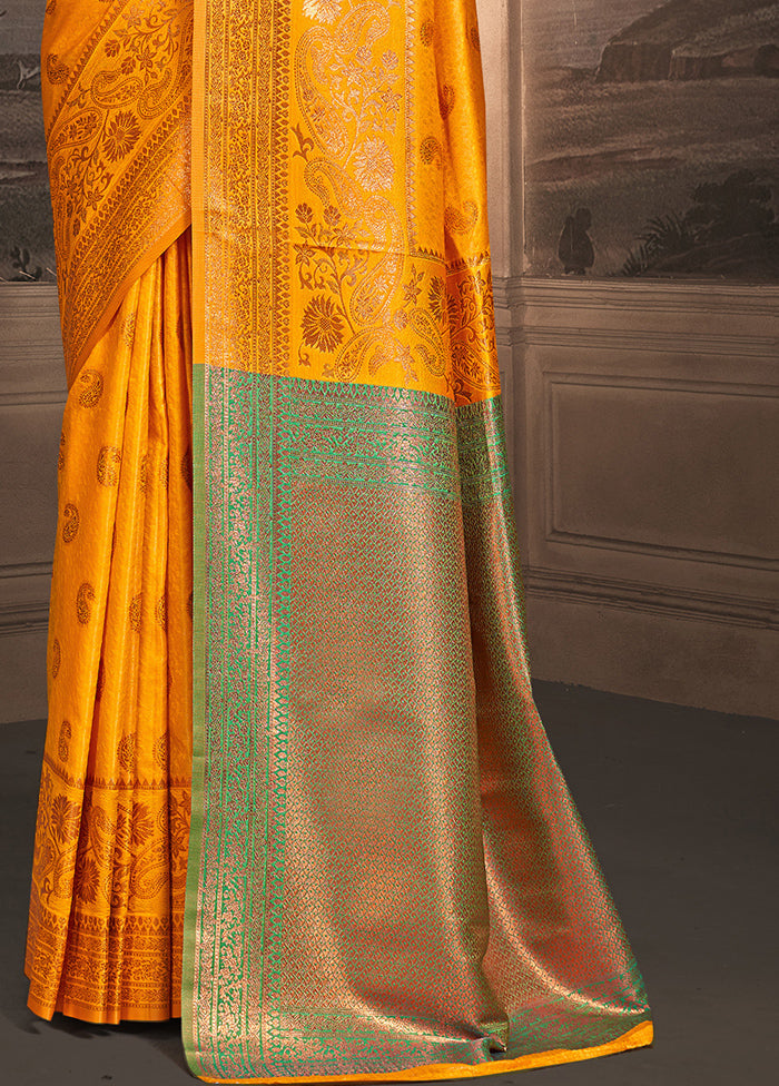 Multicolor Dupion Silk Saree With Blouse Piece