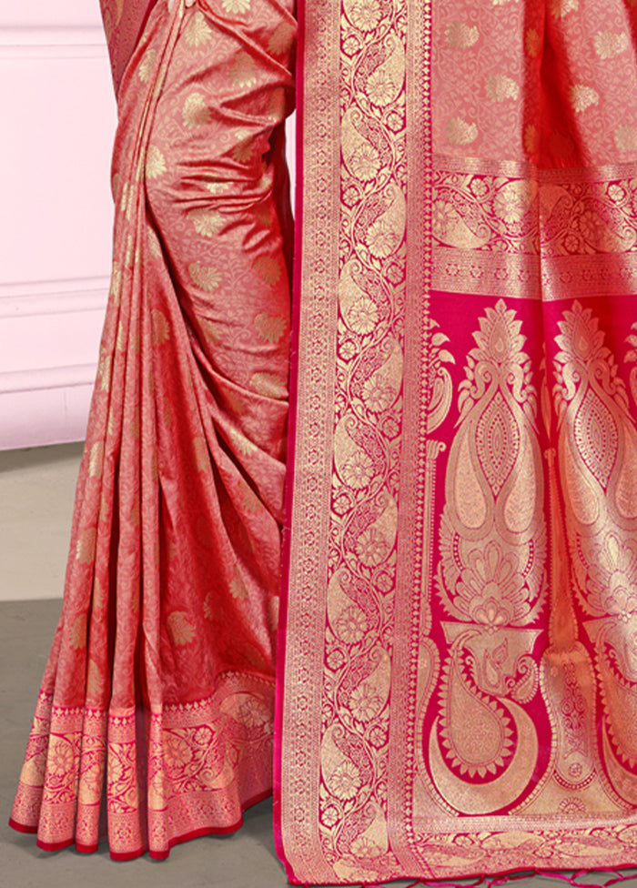 Multicolor Dupion Silk Saree With Blouse Piece