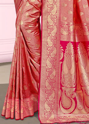 Multicolor Dupion Silk Saree With Blouse Piece