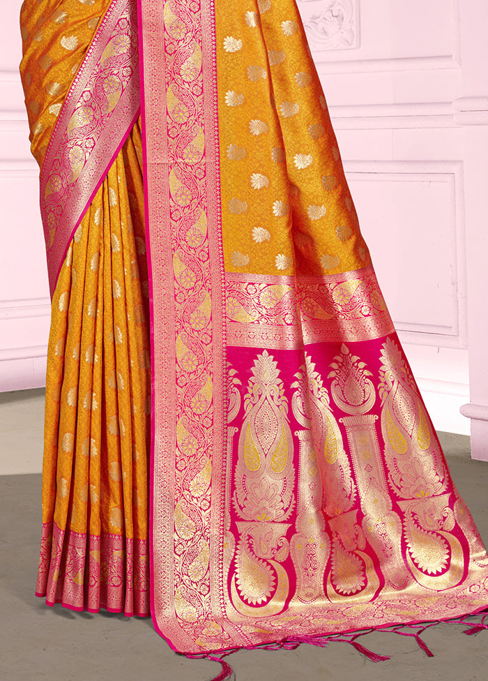 Multicolor Dupion Silk Saree With Blouse Piece