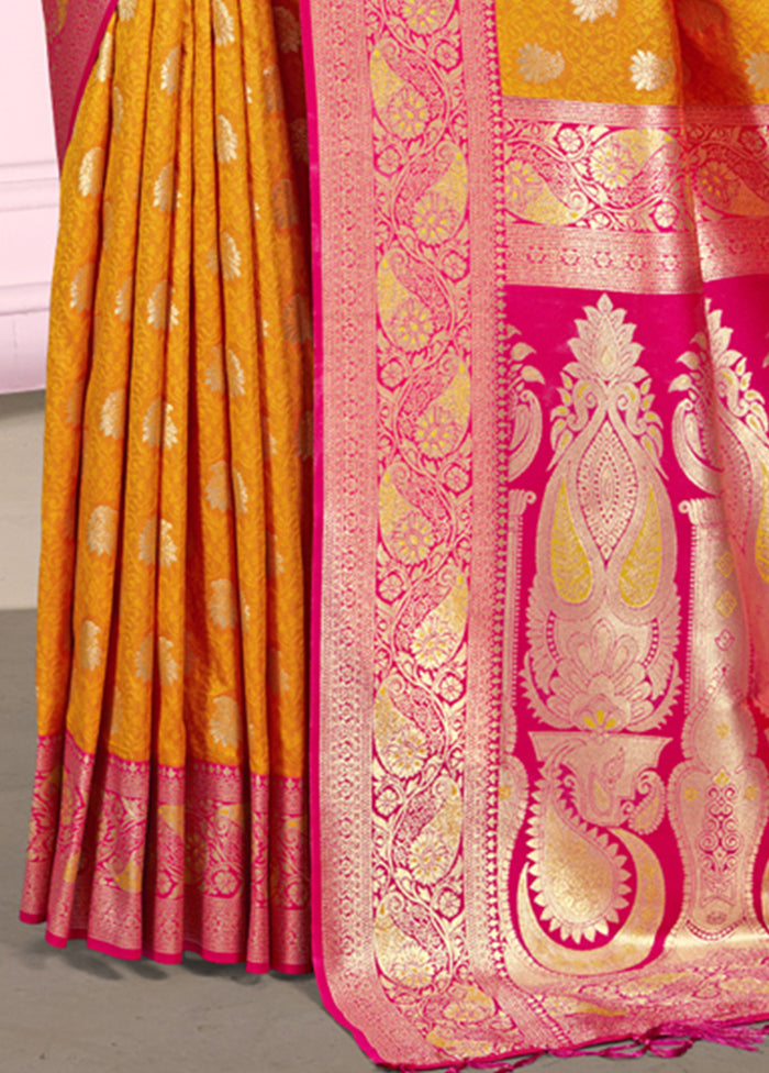 Multicolor Dupion Silk Saree With Blouse Piece