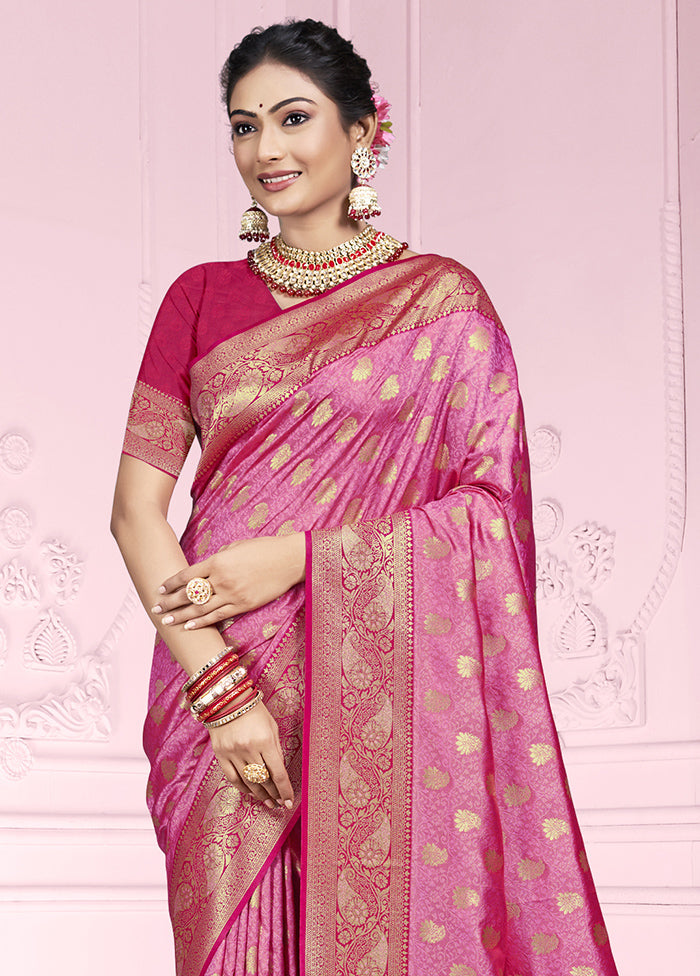 Multicolor Dupion Silk Saree With Blouse Piece