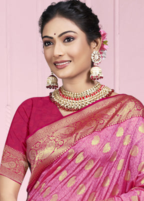 Multicolor Dupion Silk Saree With Blouse Piece