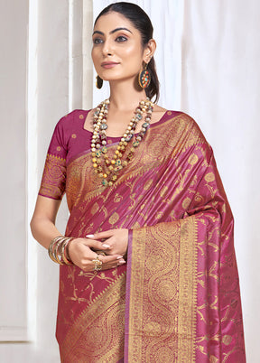 Multicolor Dupion Silk Saree With Blouse Piece