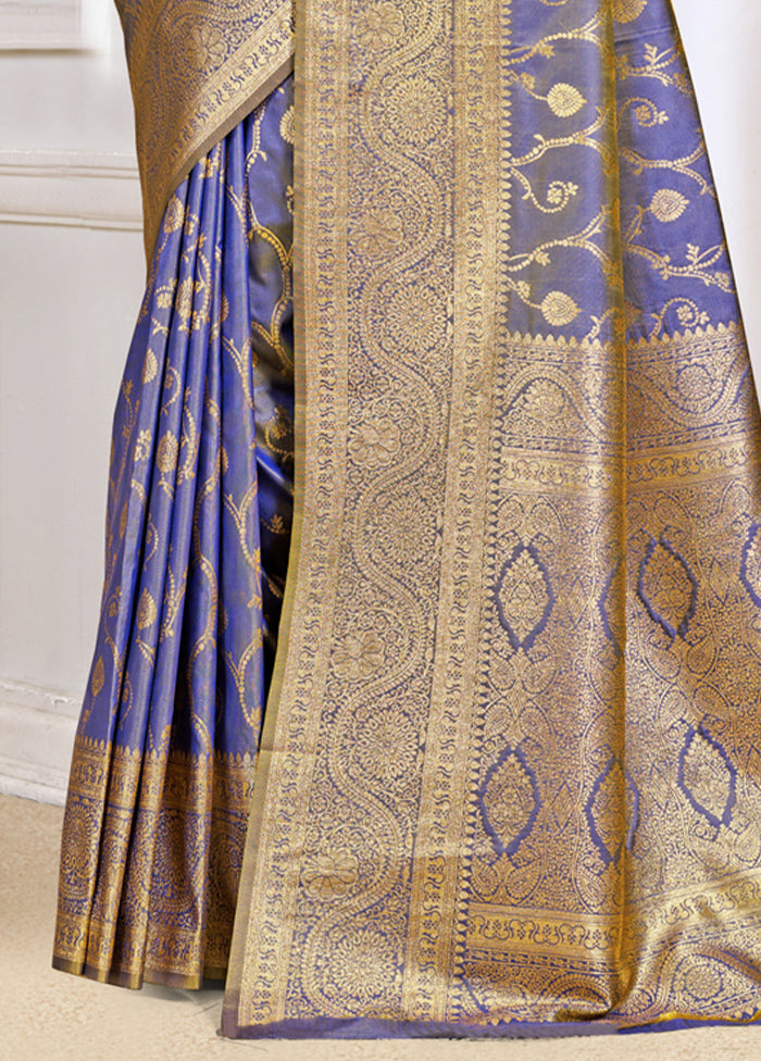 Multicolor Dupion Silk Saree With Blouse Piece