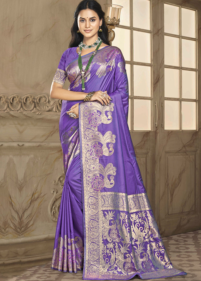 Multicolor Dupion Silk Saree With Blouse Piece