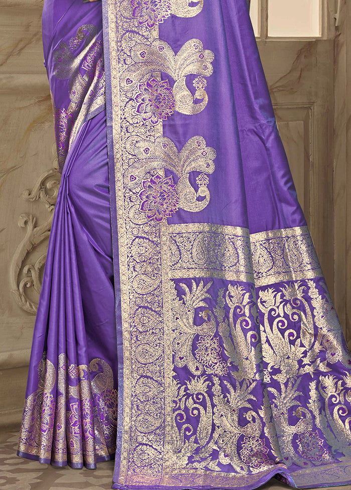 Multicolor Dupion Silk Saree With Blouse Piece