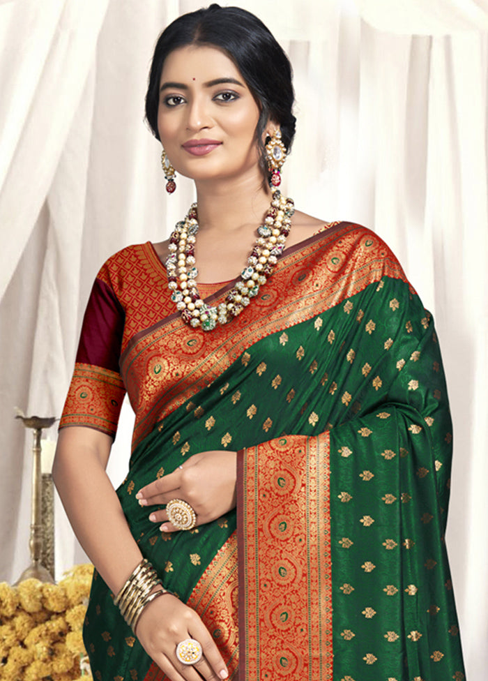 Multicolor Dupion Silk Saree With Blouse Piece