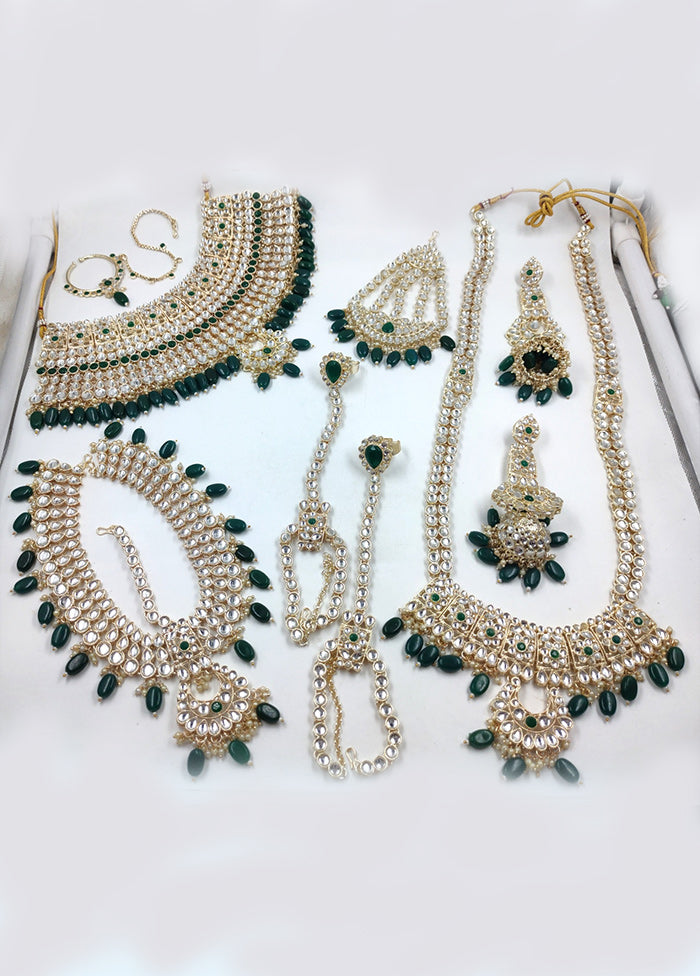 Green Alloy Jewellery Set