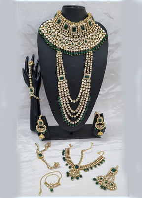 Green Alloy Jewellery Set