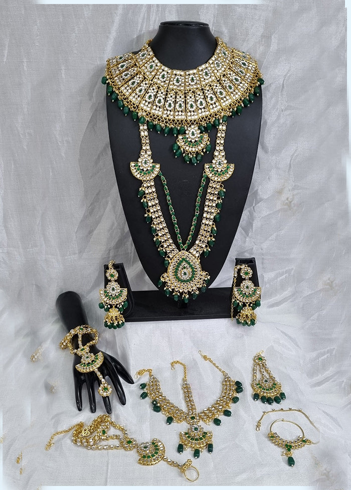 Green Alloy Jewellery Set