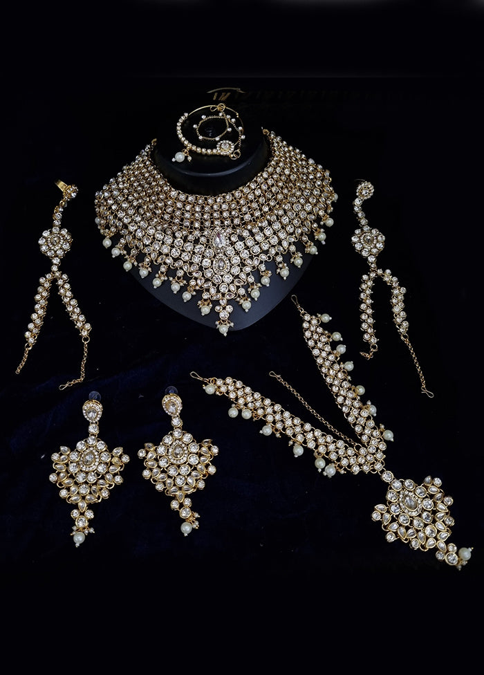 White Alloy Jewellery Set