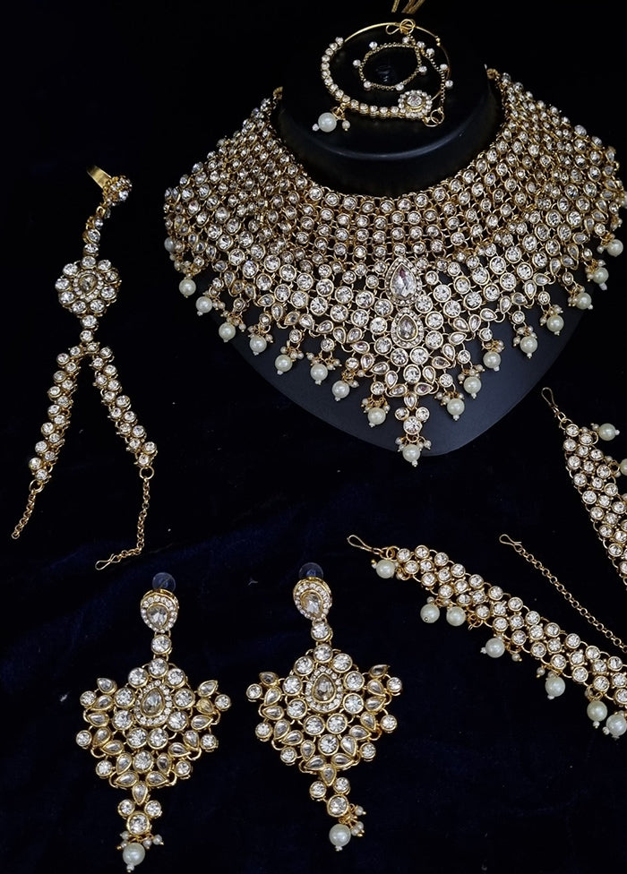 White Alloy Jewellery Set