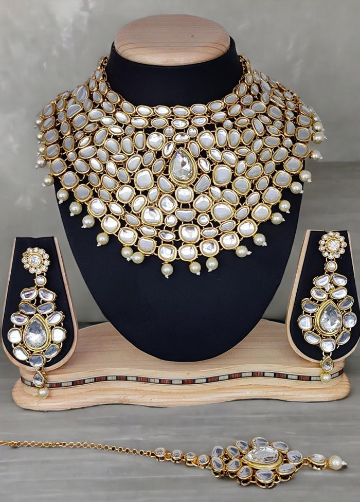 White Alloy Jewellery Set