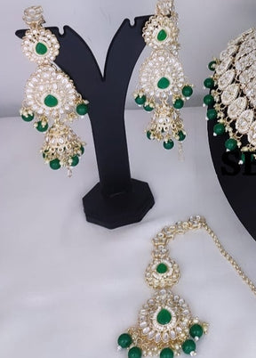 Green Alloy Jewellery Set