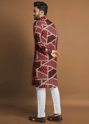 Multicolor Cotton Kurta And Pajama Set