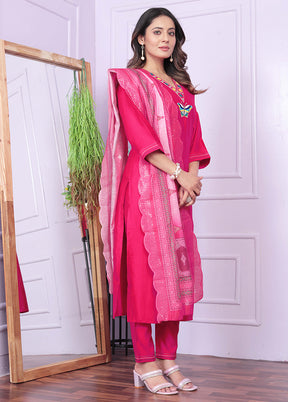 3 Pc Rani Readymade Viscose Suit Set