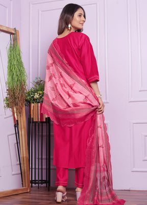 3 Pc Rani Readymade Viscose Suit Set