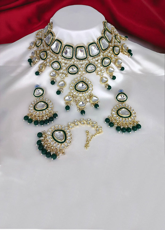 Green Alloy Jewellery Set