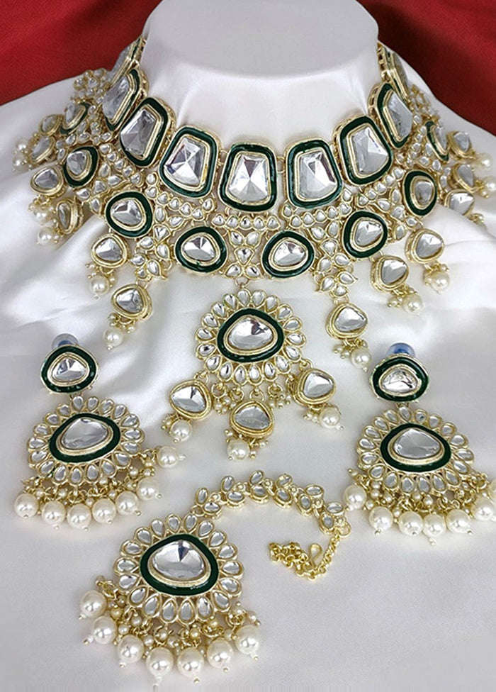 White Alloy Jewellery Set