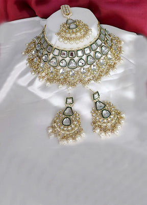 White Alloy Jewellery Set