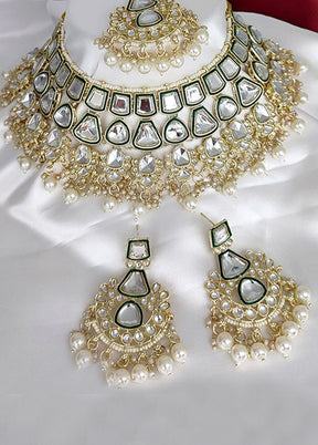 White Alloy Jewellery Set