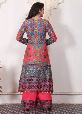 3 Pc Multicolor Readymade Cotton Suit Set