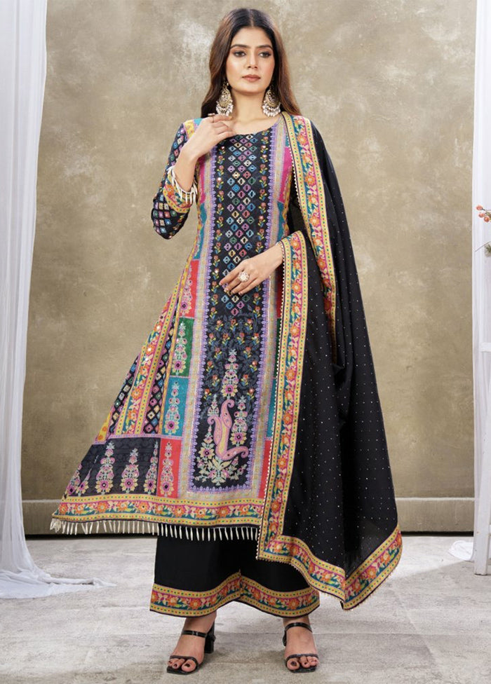 3 Pc Multicolor Readymade Cotton Suit Set