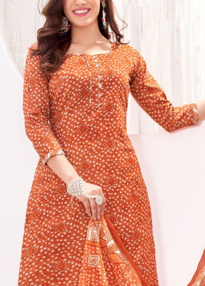 3 Pc Multicolor Pure Readymade Cotton Suit Set