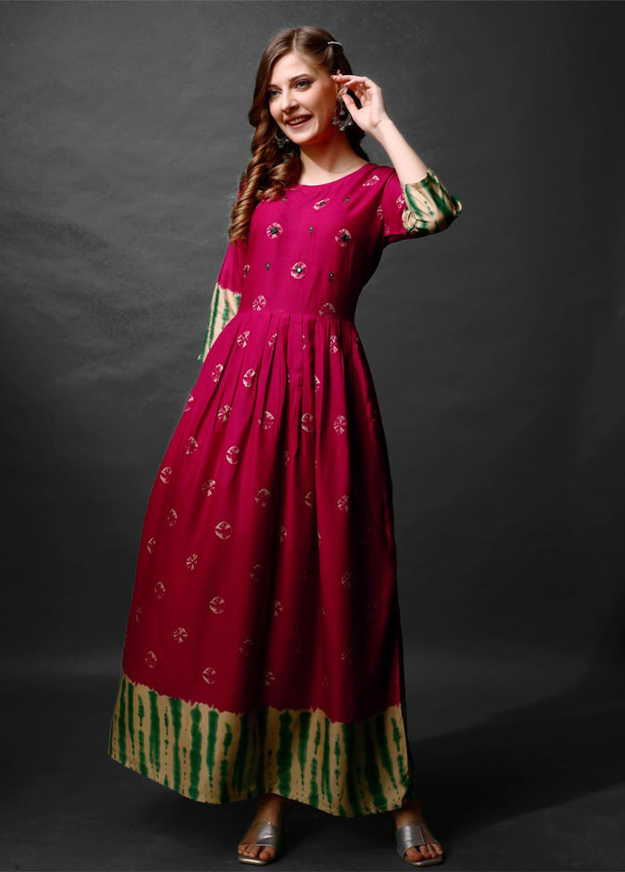 Rani Readymade Rayon Indian Dress