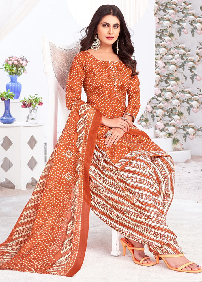 3 Pc Multicolor Pure Readymade Cotton Suit Set