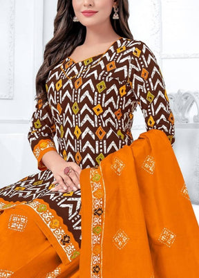 3 Pc Multicolor Pure Readymade Cotton Suit Set