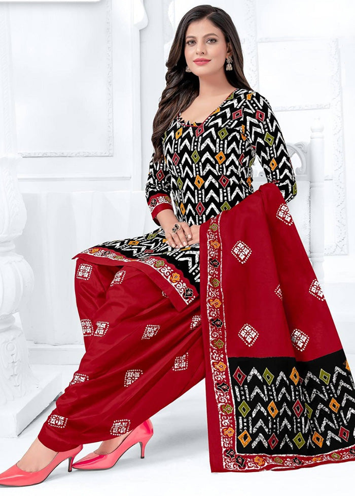 3 Pc Multicolor Pure Readymade Cotton Suit Set