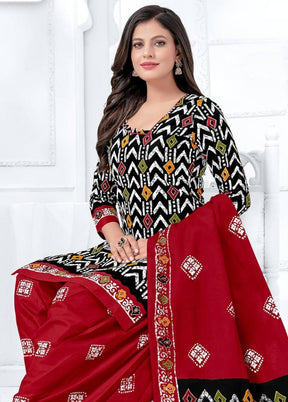 3 Pc Multicolor Pure Readymade Cotton Suit Set