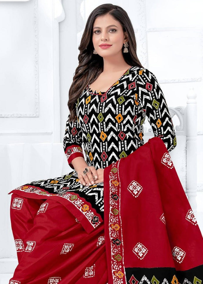 3 Pc Multicolor Pure Readymade Cotton Suit Set