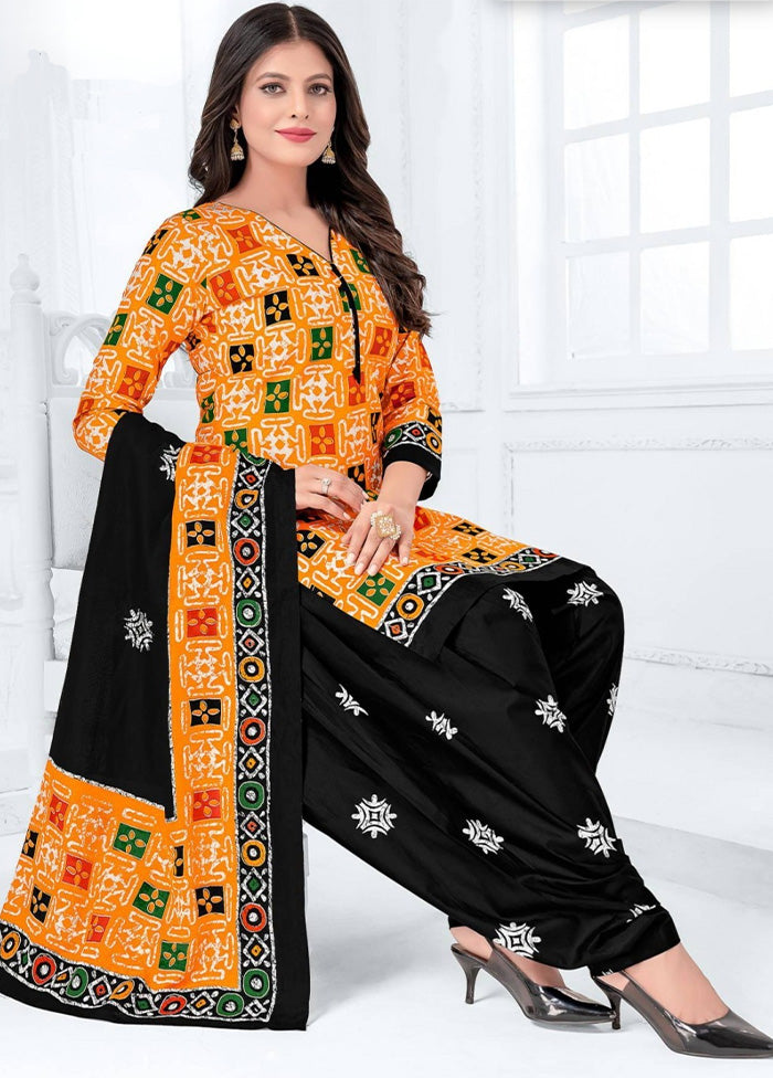 3 Pc Multicolor Pure Readymade Cotton Suit Set