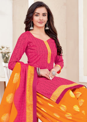 3 Pc Multicolor Pure Readymade Cotton Suit Set