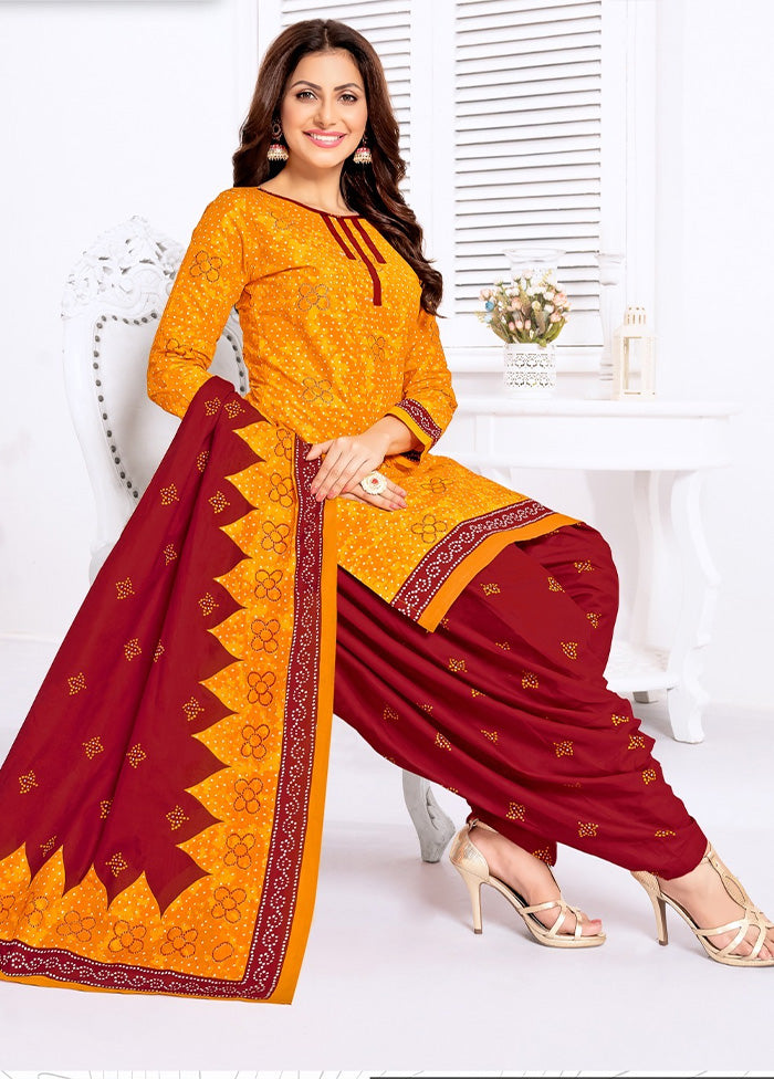 3 Pc Multicolor Pure Readymade Cotton Suit Set