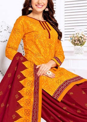 3 Pc Multicolor Pure Readymade Cotton Suit Set