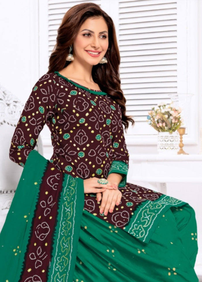 3 Pc Multicolor Pure Readymade Cotton Suit Set