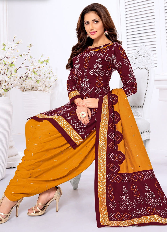 3 Pc Multicolor Pure Readymade Cotton Suit Set